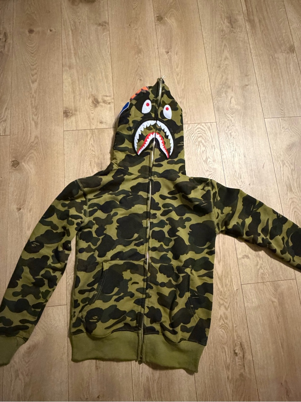 A Bathing Ape One-Piece in Green Camo - Picture 2 of 12